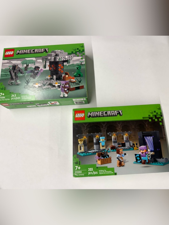 Lego Other - New! Set of TWO — Lego Minecraft Sets in sealed boxes — Ages 6+